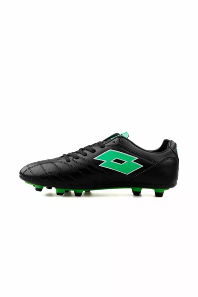 Stadio Fg 2pr Black/green Men's Turf Football Boots  Black