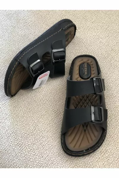 Pantofole da uomo ortopediche e comode regolabili con suola comoda da uomo