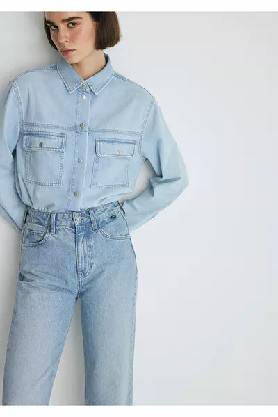 Jeans Victoria All Blue Indigo Sfumato Si 