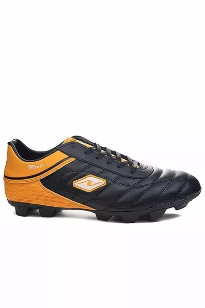 أحذية كرة القدم للرجال الخردل الأسود
