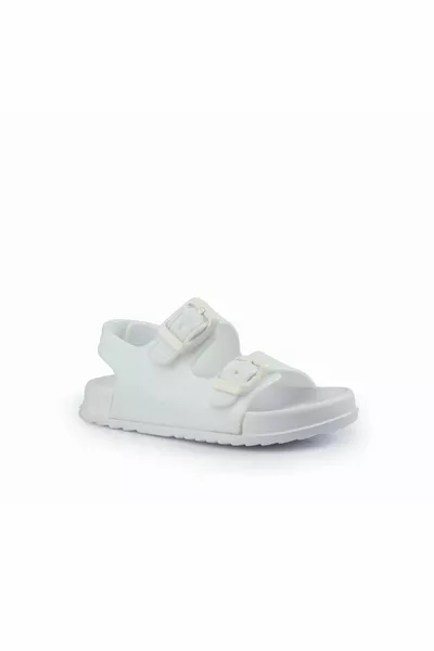 أرنب خفيف الوزن تشريحي للجنسين للأطفال صنادل بيضاء