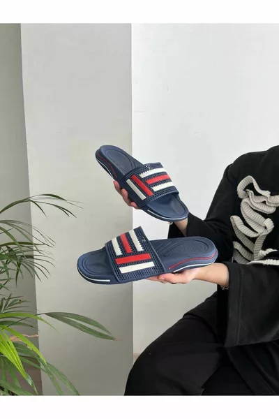 Cottage di design di lusso da uomo con suola antiscivolo Piscina Bagno Giardino Marino Pantofole militari