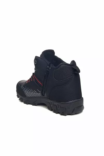 Garson Bot  Cilt Siyah Kırmızı