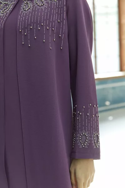 Вечерни рокли Lina Plus size - люляк