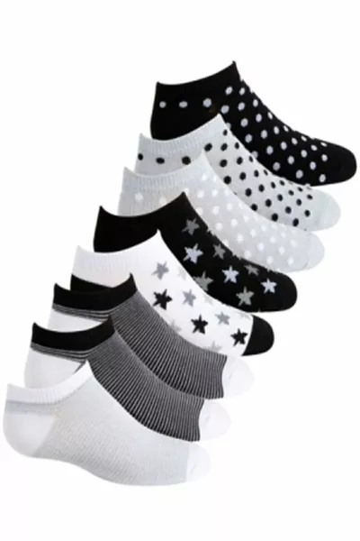 مريحة خطوة الجوارب سلسلة القطن الجوارب الغنائم 8 قطع