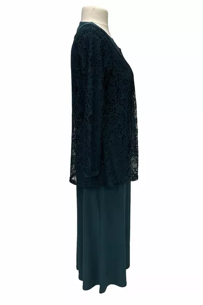 البنزين الأزرق حفنة سترة اللباس الأم مساء اللباس مجموعة