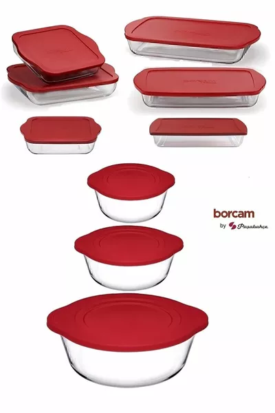 Комплект за сватбено приданое Borcam с капак, 9 части