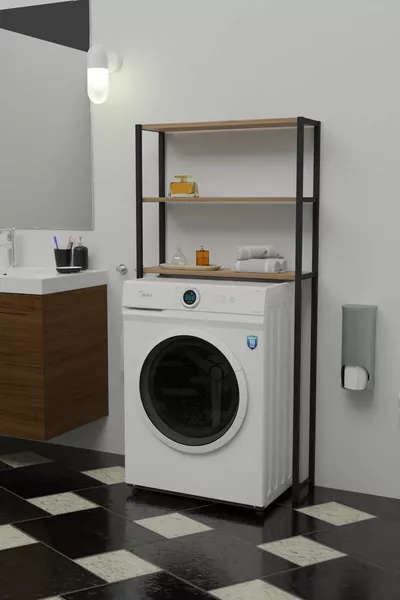 Washing Machine Top Organizer Shelf Bathroom Cabinet Shelf Machine Top Cabinet Shelf Atlantic Pine