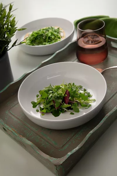 Moderna 2-Piece cm Salad Bowl (With Emblem)