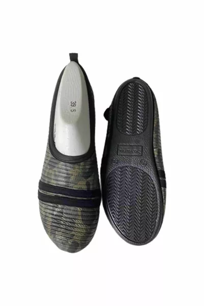 Chaussures de bain à semelle antidérapante à motif camouflage