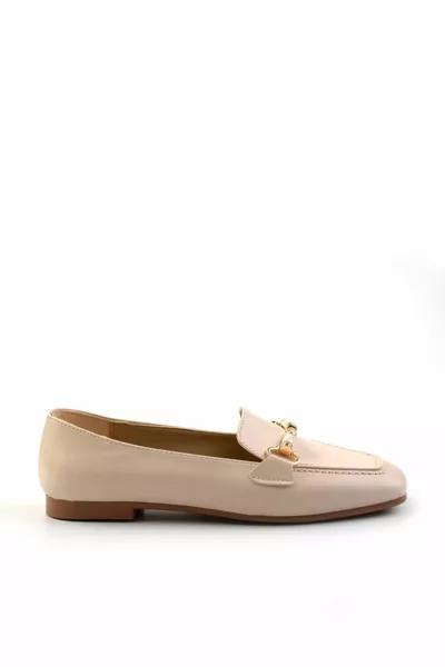 Mocassins Femme Beige 