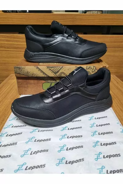 أحذية رياضية مرنة عارضة الشتاء والموسمية الحجم  كبيرة الحجم أكوا أحذية فو الجلود