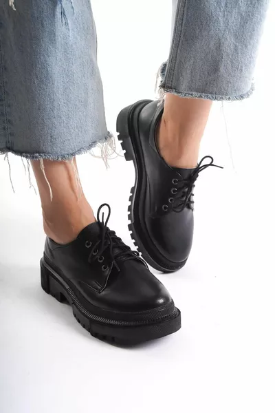 المرأة الدانتيل المتابعة جولة اصبع القدم عارضة سميكة وحيد المتسكعون عارضة