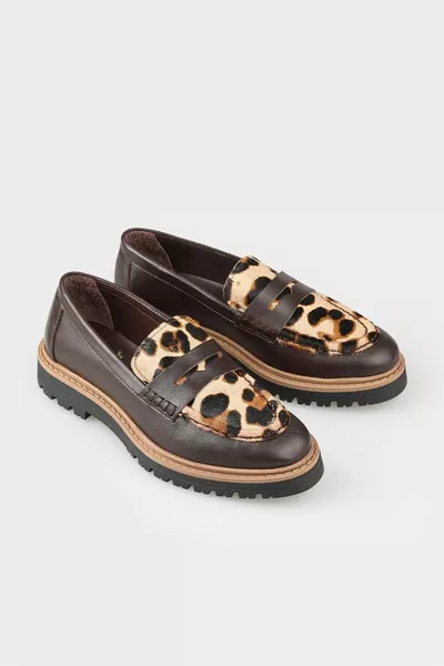 Kahve Deri Kadın Günlük Ayakkabı