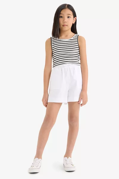 Girls' Bicycle Neck Tank Top hs