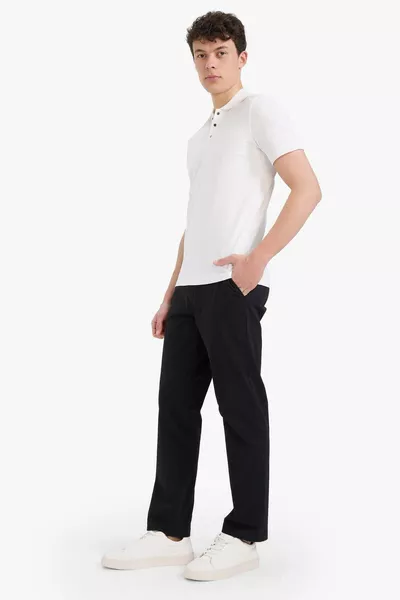 Regular Fit Straight Leg Chino Pants AU