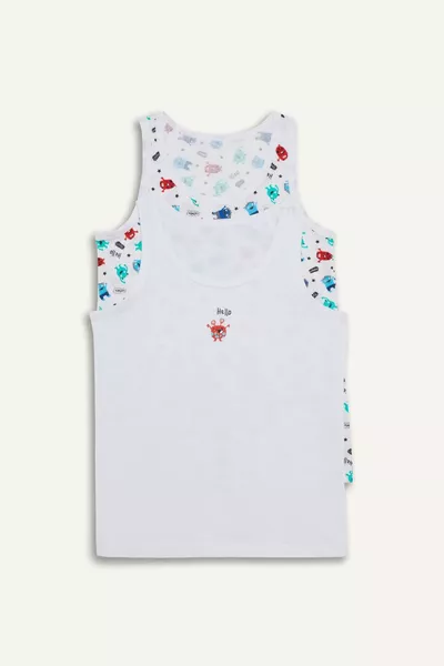 Boys' Printed 2-Pack Tank Top SP