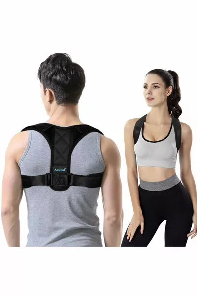 Corset Orthopédique pour une Posture Droite, Correcteur de Dos pour Prévenir la Bosse, Corset pour Épaules et Taille