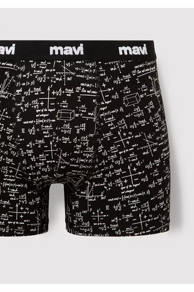 Черни боксерки с печат 