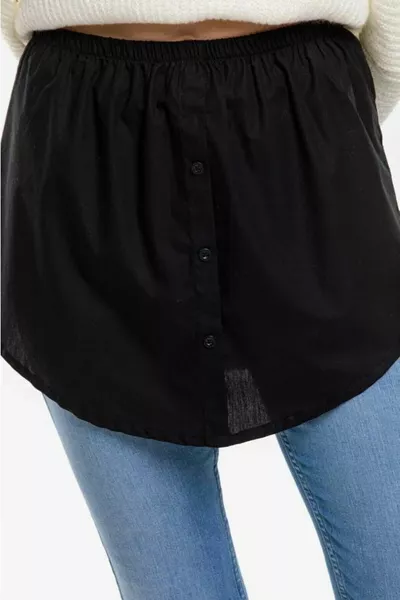 Black Below the Half Shirt