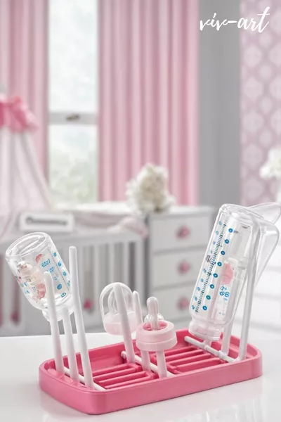 Tragbarer Mehrzweck-Flaschensauger-Trockner für Babypflege, Kinder, Geschirrabtropfer