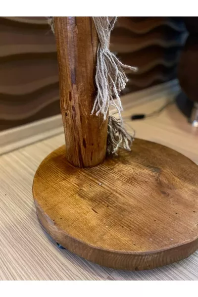 Подово осветително тяло от серията Кападокия, Естествено дърво