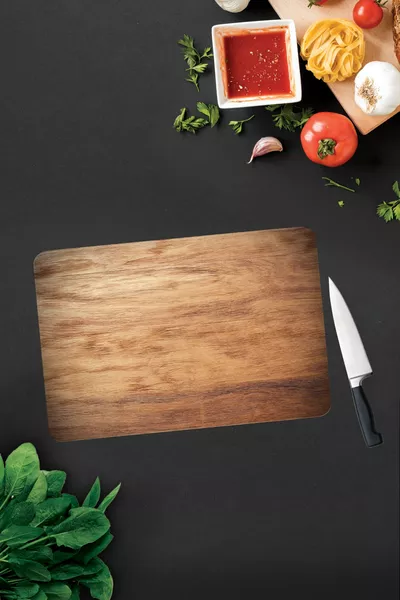 Ahşap Görünümlü | Cam Kesme Tahtası - Cam Kesme Tablası | cm X cm