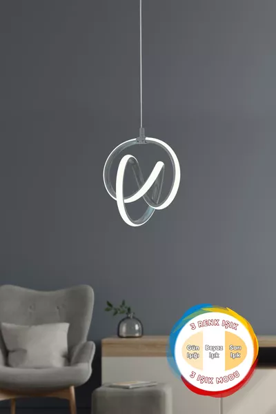 Valens Enkel Smoky 3-Kleurige Verlichte Power LED Salon Keuken Kamer Hal LED-lamp