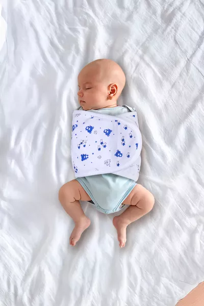 Baby Swaddle Belt 0-4 Months Patterned Colorful Cotton Half Swaddle Belt