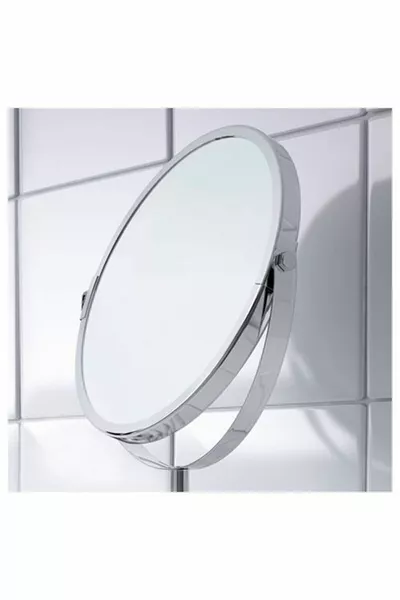 Double-Sided Magnifying Accordion Bathroom Mirror Makeup Shaving Mirror One Side Magnifies 2.5 Times