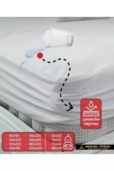 Mer-Tim Еластичен Платно Протектор за Единично и Двойно Легло, Водоотблъскващ Матрак