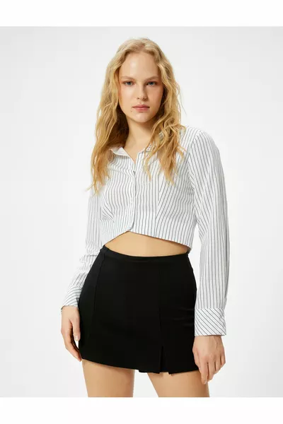 شورت صغير تنورة شق مفصل الخصر العادي