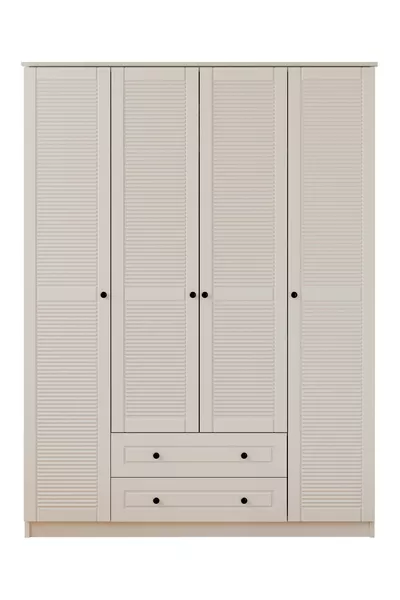 Guardaroba Diva Country 4 Ante con 2 Cassetti