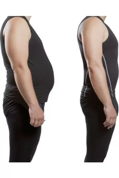 Canottiera corsetto snellente nera da uomo taglia 1 Nuova stagione (1 pezzo economico)