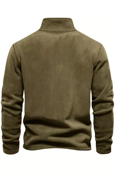 Men's Half-Zip Stand Collar Fleece