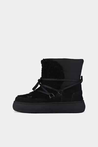  حجم أحذية الثلج من الصوف العظمي للفتيات