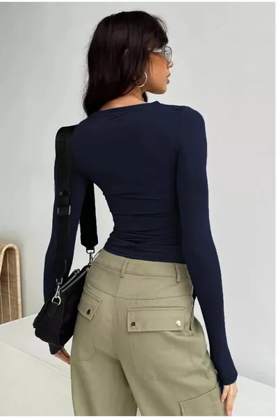 Body a maniche lunghe Crew Neck Basic