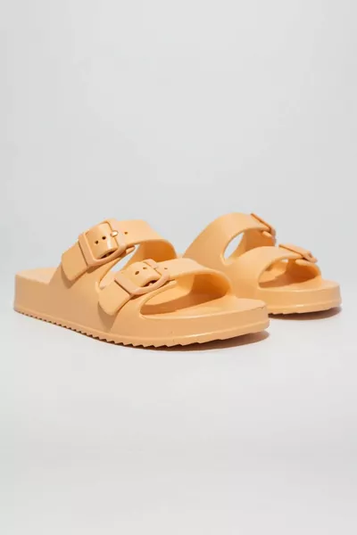 Дамски чехли Havana Mate Eva Apricot Orange с двойна катарама