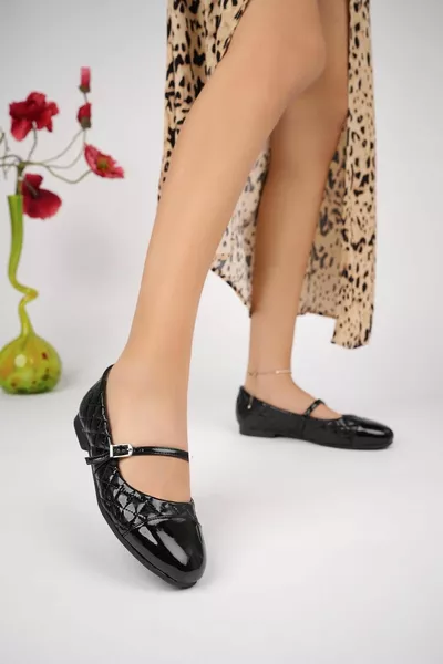 Балерина Женские балетки Туфли Шлем Мэри Джейн