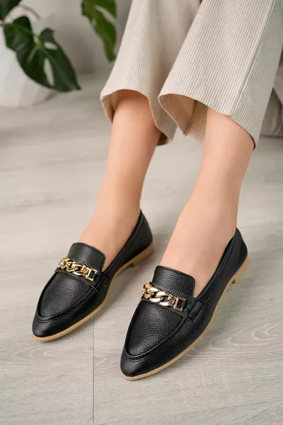 Дамски балетни обувки Cordelya Катарама детайлни стилни удобни ортопедични ежедневни обувки