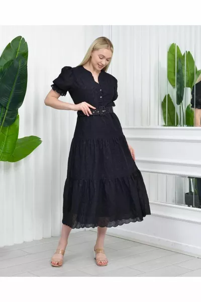 فستان فيستو بحزام