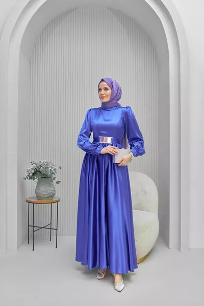 Вечерна рокля Gülben - лилава