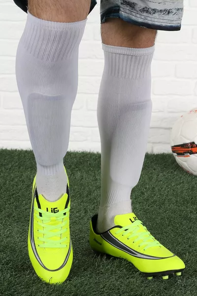 Simena Km Scarpe Calcio Turf Field Scarpe Calcio Uomo Gialle