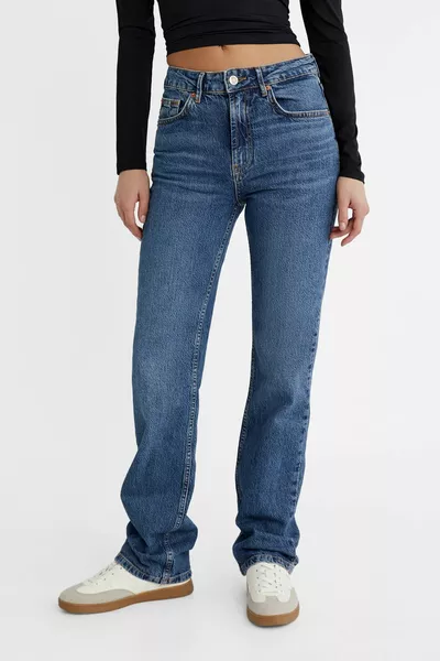 Jeans vintage  dalla vestibilità dritta