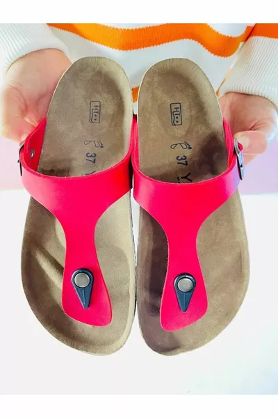 للجنسين العظام وحيد فليب يتخبط شاطئ عطلة الصيف شاطئ المنزل خارج النعال الأحمر