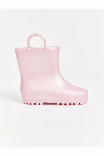 LCW الوردي الفاتح طفلة أحذية المطر
