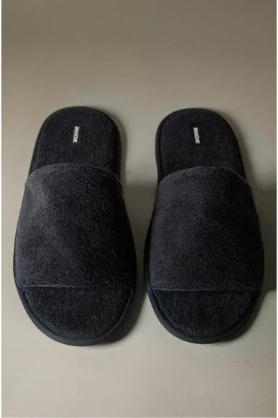 Open Terry Bathroom Slippers