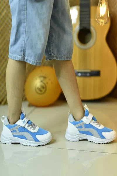 Orthopedic Velcro Elasticated Mesh Unisex Quality Hiking Sneaker Kids Sneakers