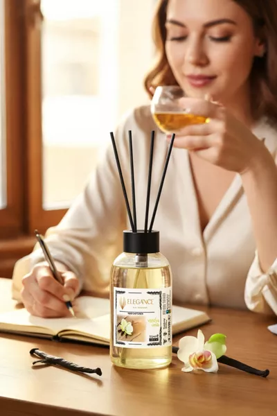 Special Price - Vanilla Reed Diffuser Room Fragrance with Bamboo Sticks ( ML)