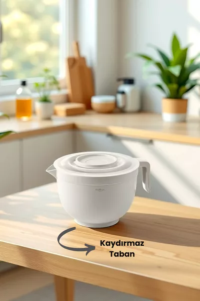 Bol de mélange & Bol de mixeur Bol de mixeur avec couvercle Bol à fouetter 3 litres Crème